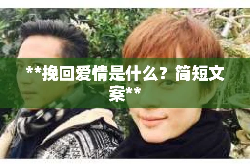 **挽回爱情是什么？简短文案**