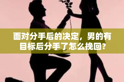 面对分手后的决定，男的有目标后分手了怎么挽回？