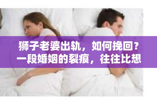 狮子老婆出轨，如何挽回？一段婚姻的裂痕，往往比想象中更难以修复。但面对这样的困境，我们仍可以尝试寻找解决问题的方法。以下，我将结合实际情况，分享一些关于如何挽回狮子老婆出轨的心得。