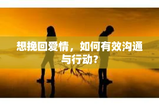 想挽回爱情，如何有效沟通与行动？