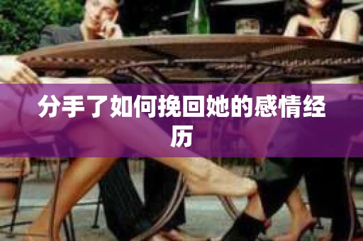 分手了如何挽回她的感情经历