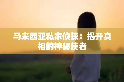 马来西亚私家侦探：揭开真相的神秘使者