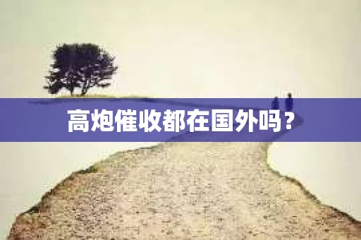高炮催收都在国外吗？