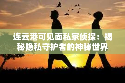 连云港可见面私家侦探：揭秘隐私守护者的神秘世界