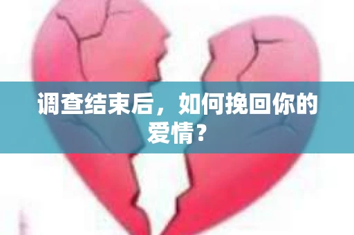 调查结束后,如何挽回你的爱情? 调查结束后,如何挽回你的爱情?