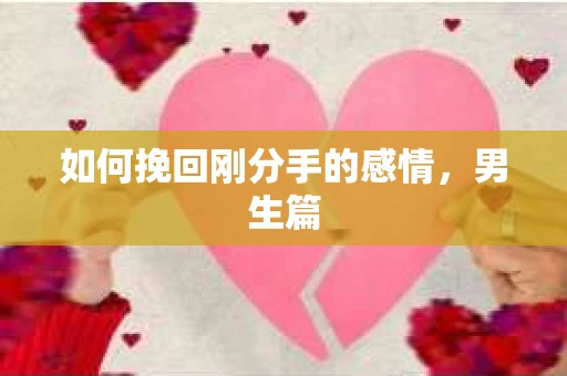 如何挽回刚分手的感情，男生篇